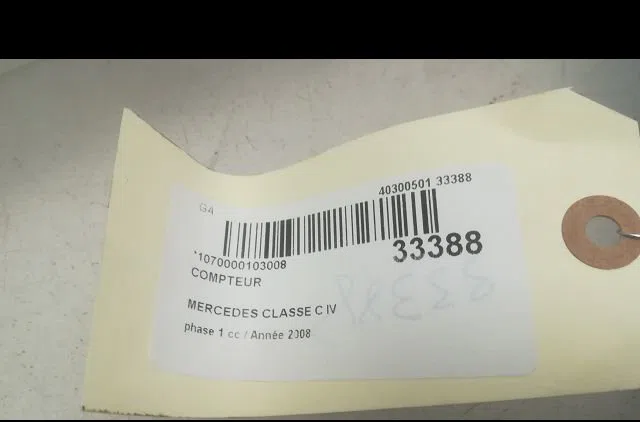 Compteur Mercedes-benz CLASSE C (W204) C 220 cdi (204.008) (2007-2008) 4 portes occasion
