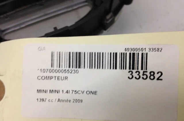 Compteur Mini MINI (R56) One (2009-2010) occasion