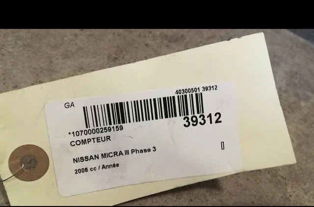 Compteur Nissan MICRA III (K12) 1.4 16v (2003-2010) occasion