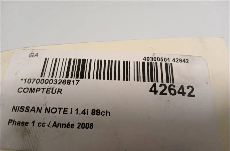 Compteur Nissan NOTE (E11, NE11) 1.6 (2006-2012) occasion