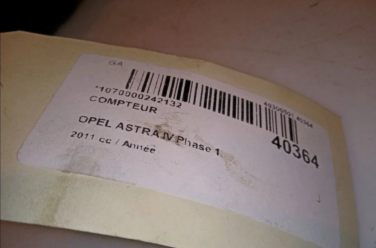 Compteur Opel ASTRA J (P10) 1.7 cdti (68) (2009-2015) occasion