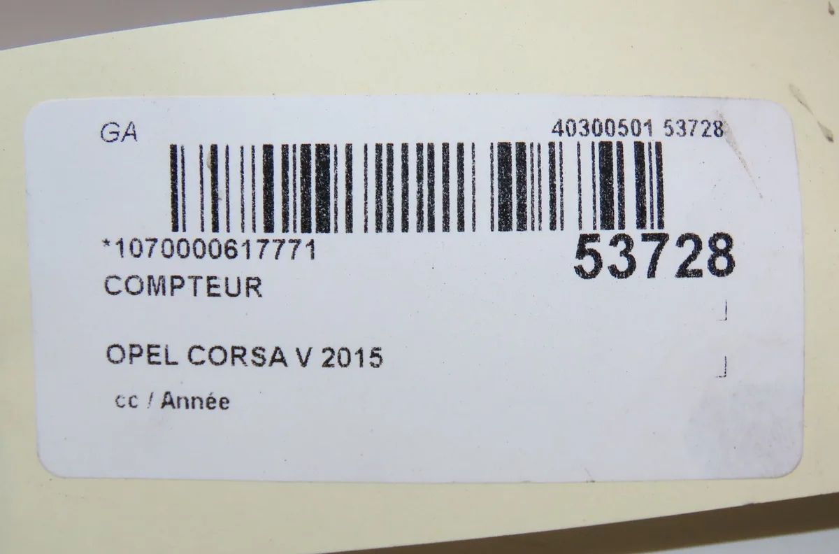 Compteur Opel CORSA E (X15) 1.3 cdti (08, 68) (2014) occasion