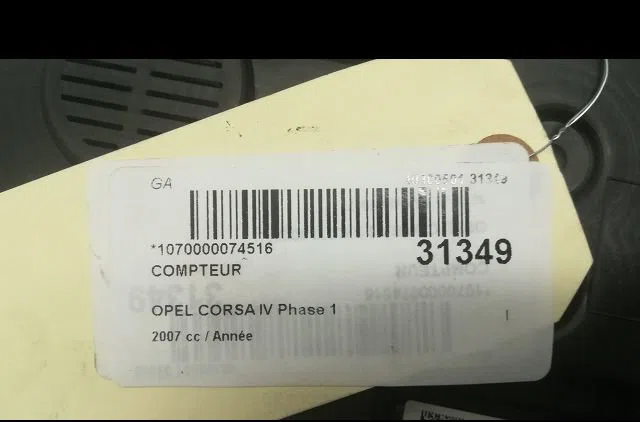 Compteur OPEL CORSA IV 2007 occasion