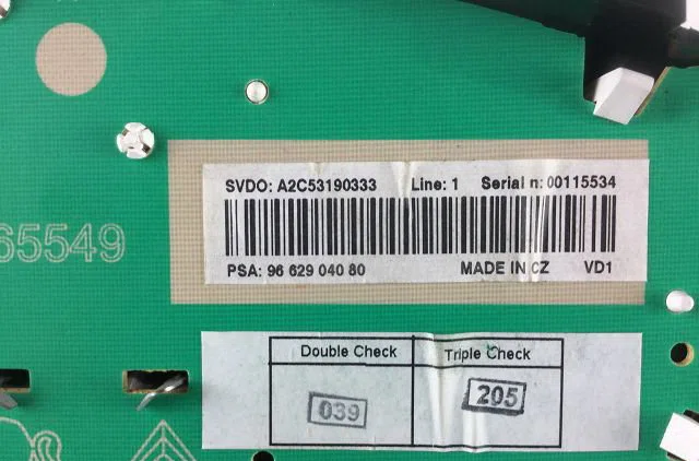 Compteur Peugeot 207-207 (WA_, WC_) 1.6 16v vti (2007-2012) 5 portes occasion