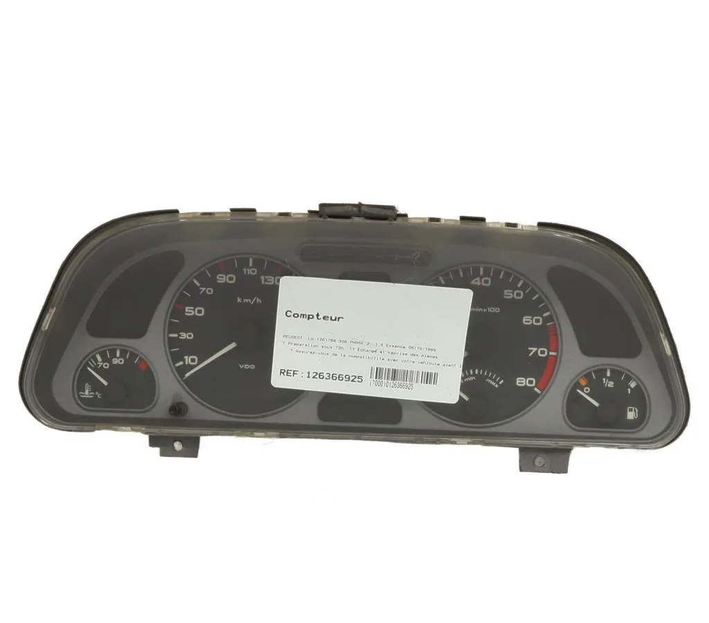 Compteur Peugeot 306 3-5 portes (7A, 7C, N3, N5) 1.6 (1993-2000) occasion