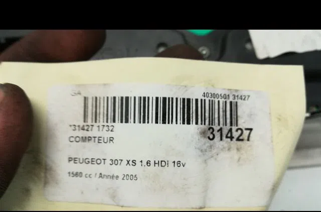 Compteur PEUGEOT 307 2005 occasion