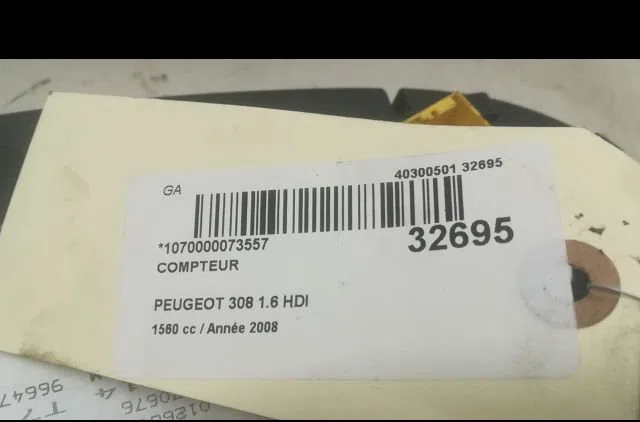 Compteur PEUGEOT 308 I 2008 occasion
