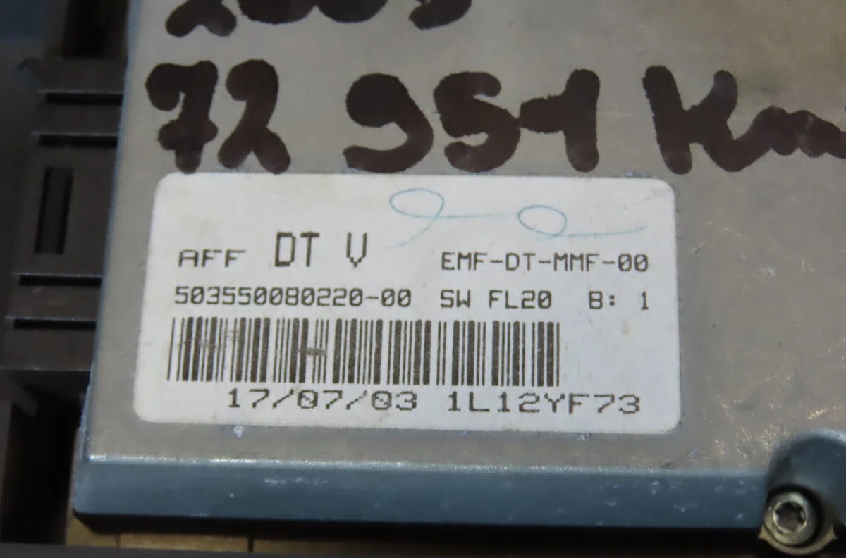Compteur PEUGEOT 807 2003 occasion