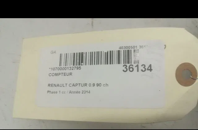 Compteur Renault CAPTUR I (J5_, H5_) 0.9 tce 90 (2013) 5 portes occasion