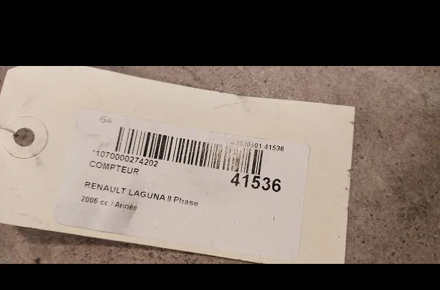 Compteur RENAULT LAGUNA II 2006 occasion
