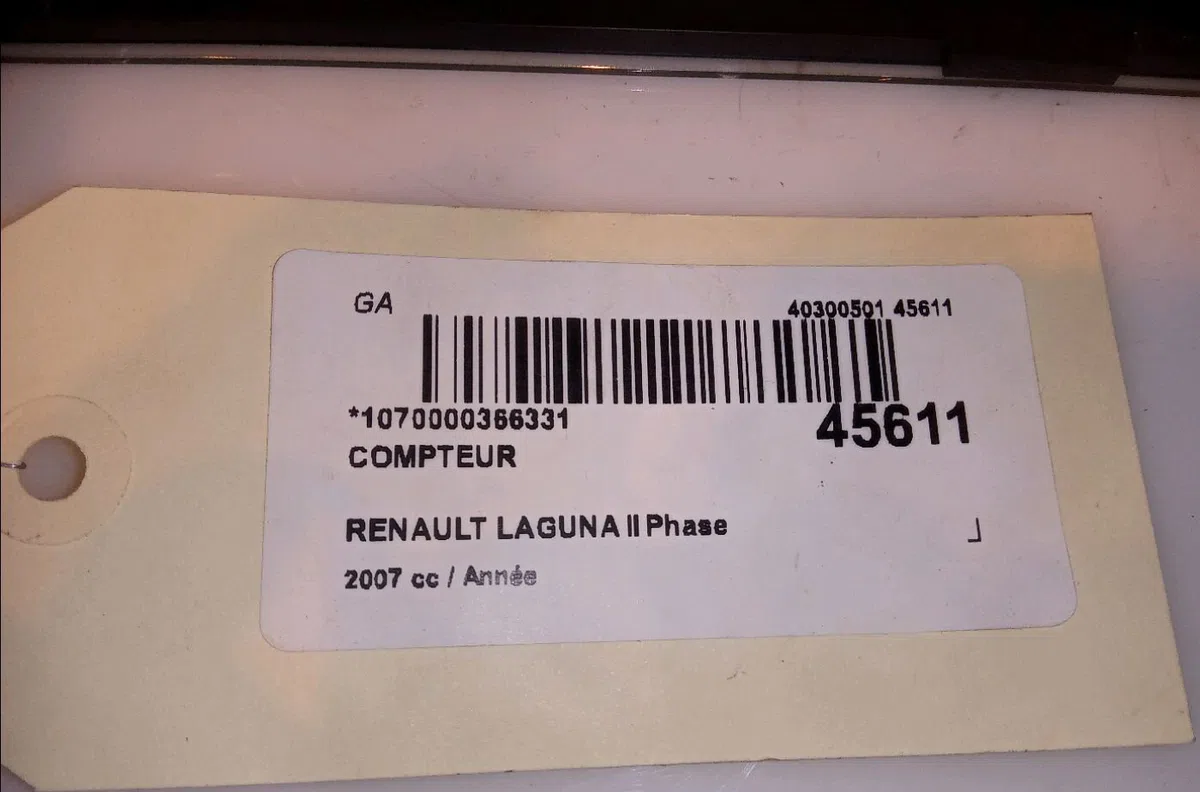 Compteur Renault LAGUNA II Grandtour (KG0-1_) 2.0 dci (kg1t) (2005-2006) occasion
