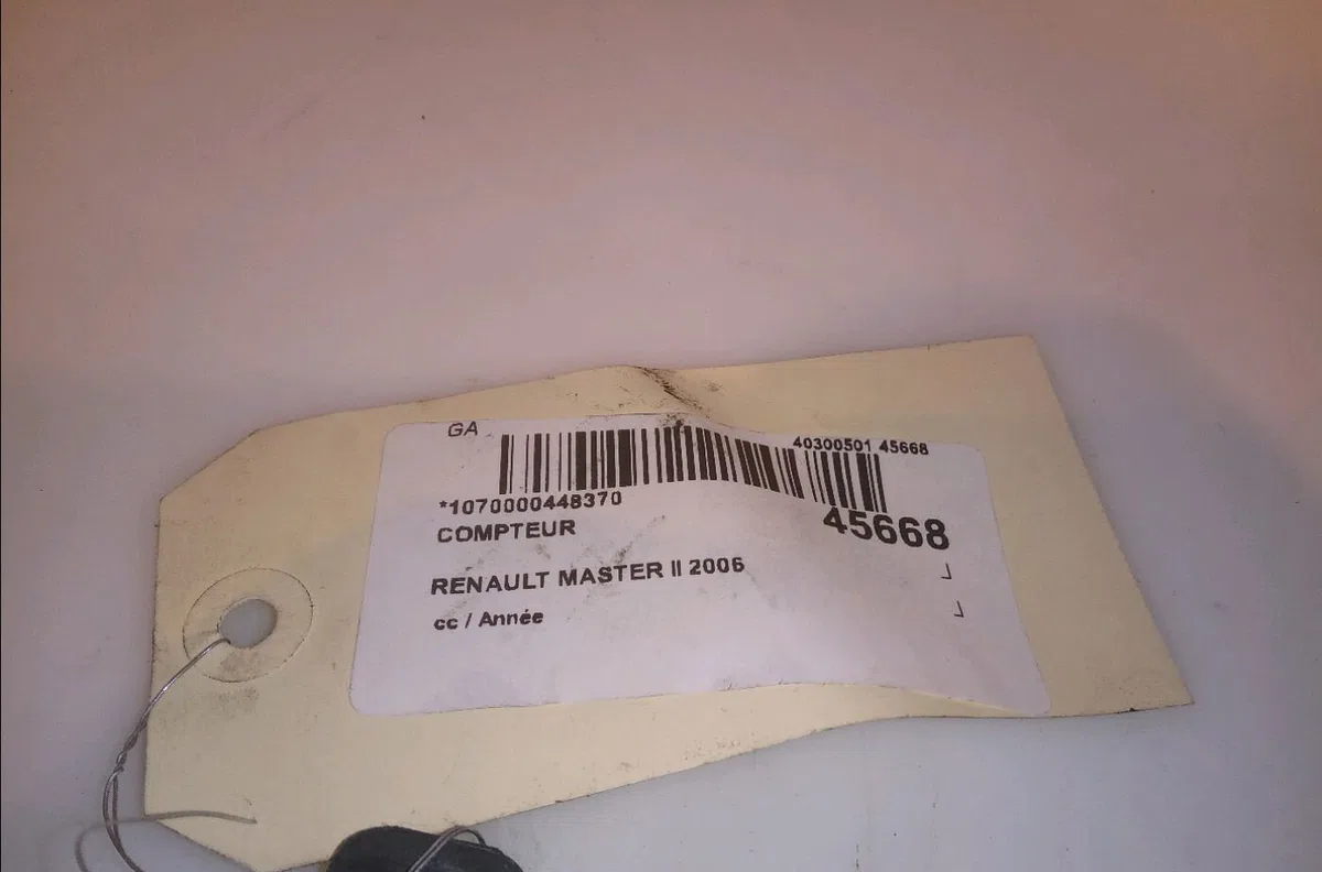 Compteur Renault MASTER II Camionnette (FD) 3.0 dci 140 (hd0s, fd0s, hd1s) (2003-2006) occasion