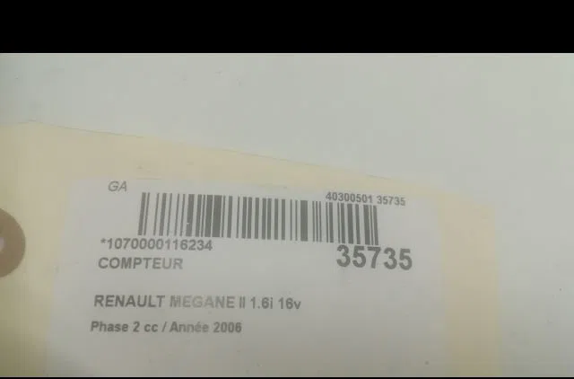 Compteur Renault MEGANE II A trois volumes (LM0-1_) 1.6 16v (lm1r, lm0c) (2006) occasion