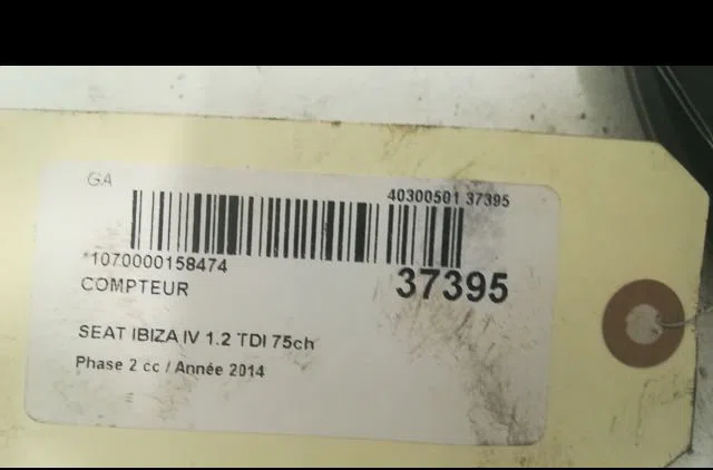Compteur Seat IBIZA IV (6J5, 6P1) 1.2 tdi (2010-2015) occasion