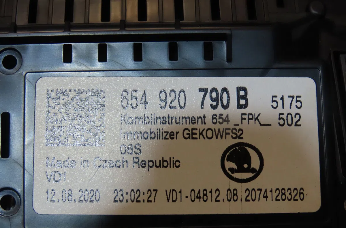 Compteur Skoda SCALA (NW1) 1.6 tdi (2019) occasion