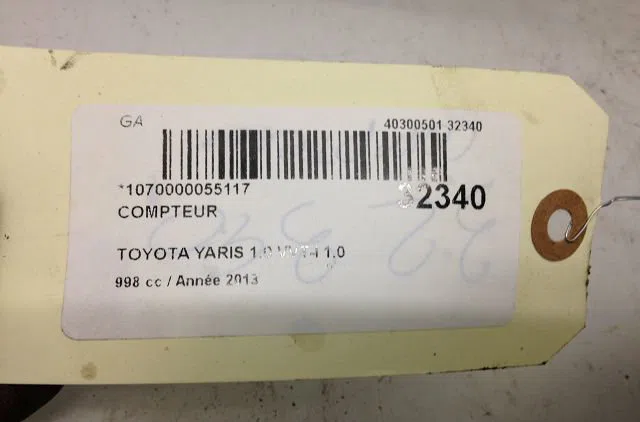 Compteur TOYOTA YARIS III 2013 occasion