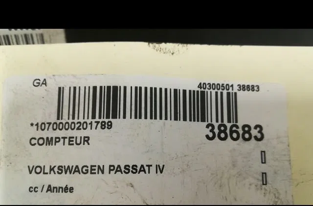 Compteur Volkswagen PASSAT B5.5 (3B3) 1.9 tdi (2000-2005) occasion
