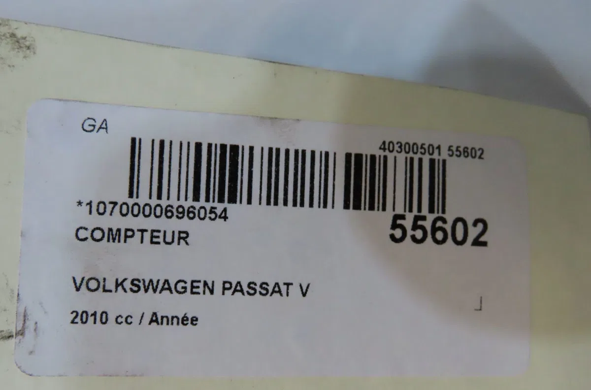 Compteur Volkswagen PASSAT B6 Variant (3C5) 1.6 tdi (2009-2010) occasion — photo 4