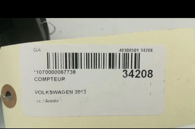 Compteur Volkswagen PASSAT B7 Variant (365) 2.0 tdi (2010-2014) occasion