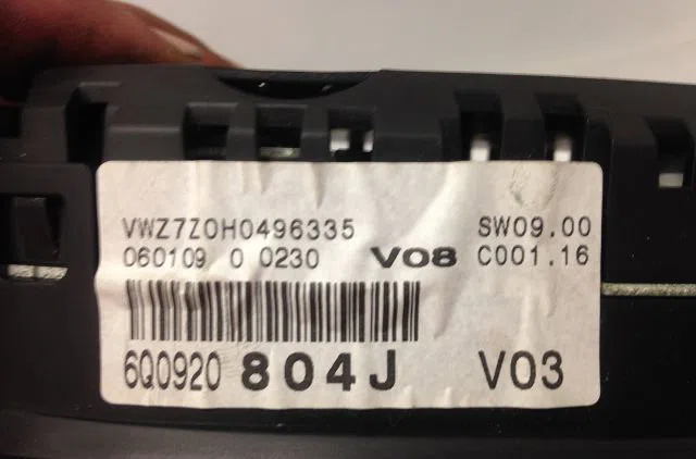 Compteur VOLKSWAGEN POLO IV 2009 occasion