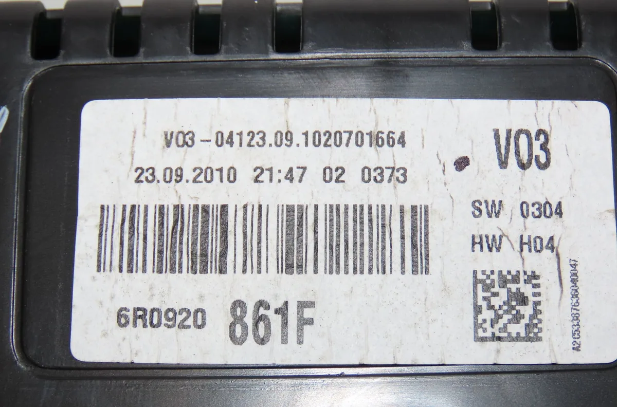 Compteur Volkswagen POLO V (6R1, 6C1) 1.2 tdi (2009) 5 portes occasion