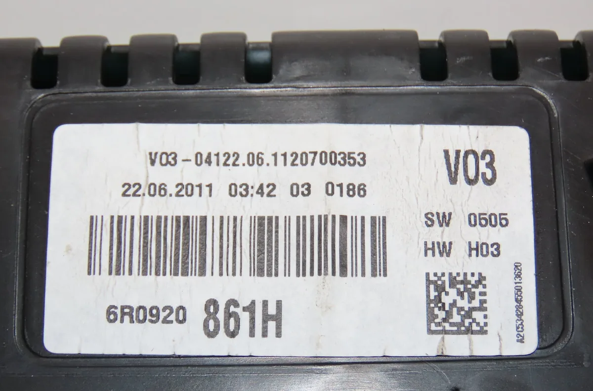 Compteur Volkswagen POLO V (6R1, 6C1) 1.2 tdi (2009) 5 portes occasion