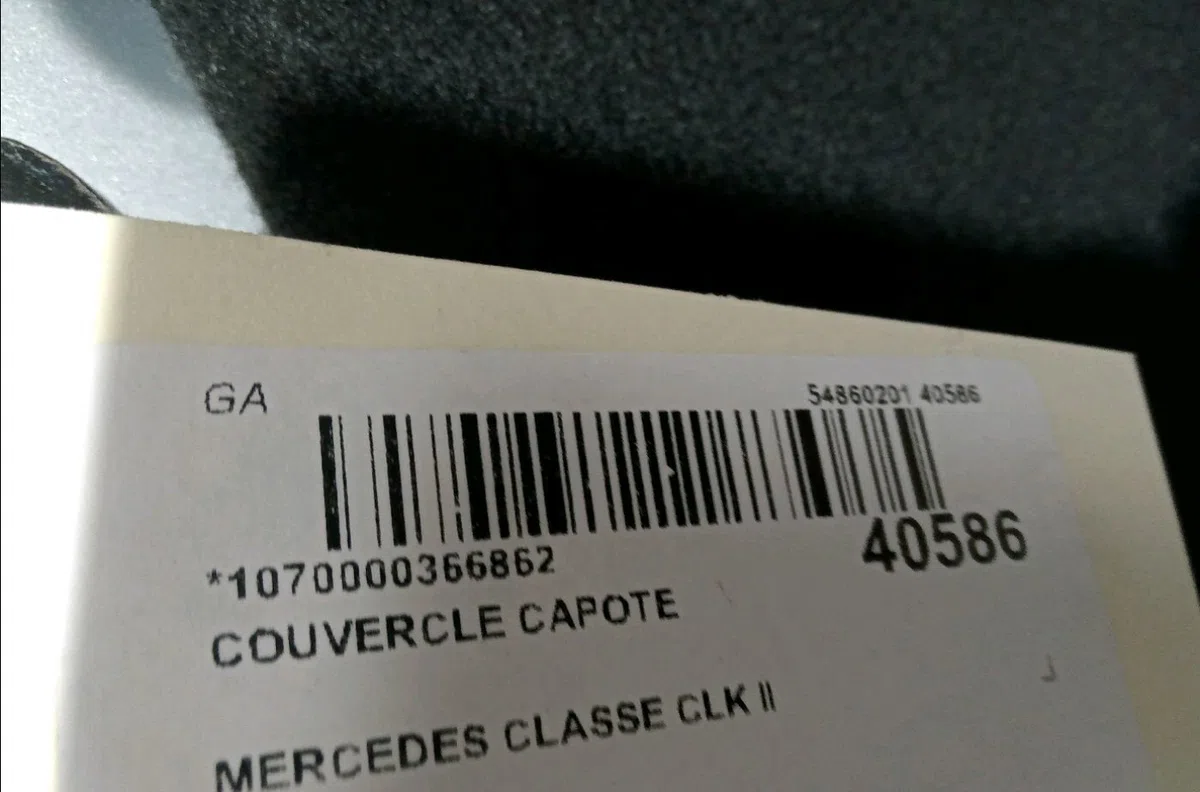 Couvercle capote Mercedes-benz CLK Décapotable (A209) Clk 320 cdi (209.420) (2005-2010) occasion