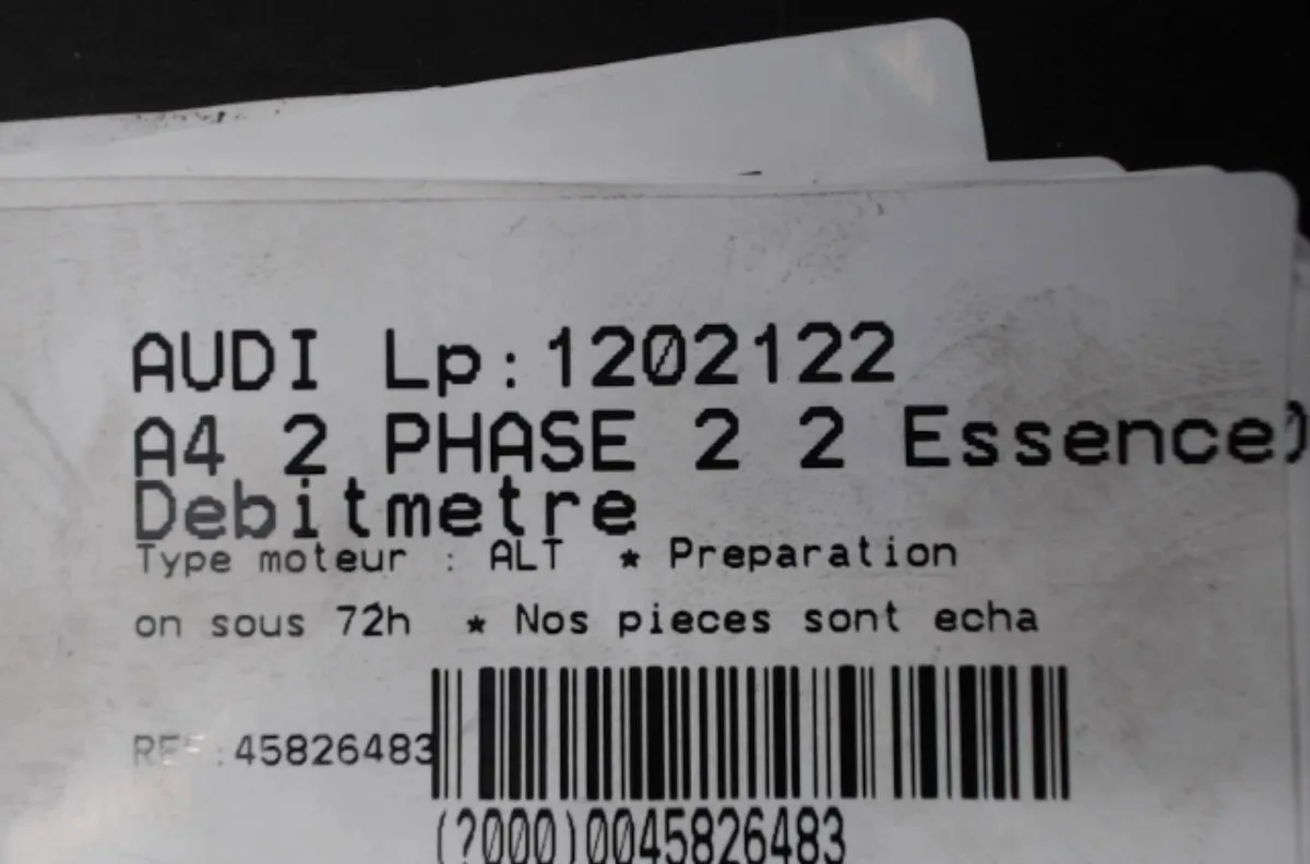 Debimetre air Audi A4 B7 (8EC) 2.0 (2004-2008) occasion