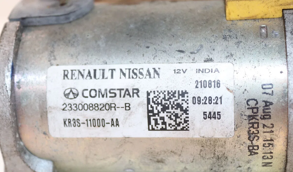 Démarreur Dacia JOGGER 1.0 tce 100 eco-g (rkmt) (2022) occasion