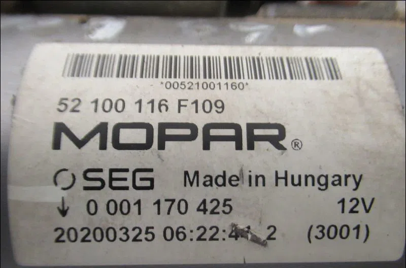 Démarreur Fiat PANDA (312_, 319_) 1.2 (312pxa1a) (2012) occasion