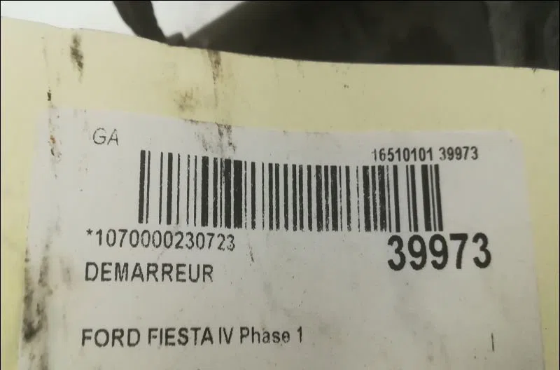 Démarreur Ford FIESTA IV (JA_, JB_) 1.25 i 16v (1995-2002) 5 portes occasion