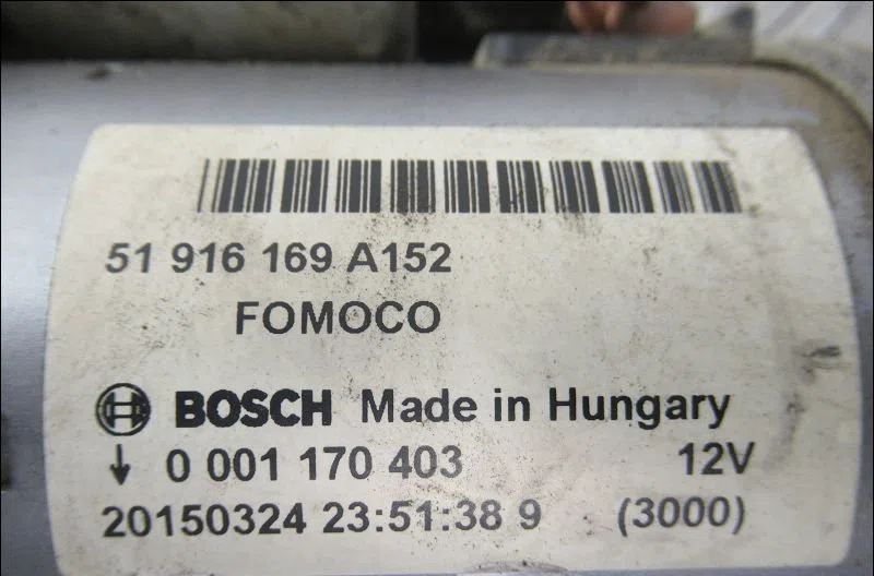 Démarreur Ford KA (RU8) 1.2 (2008-2016) 3 portes occasion