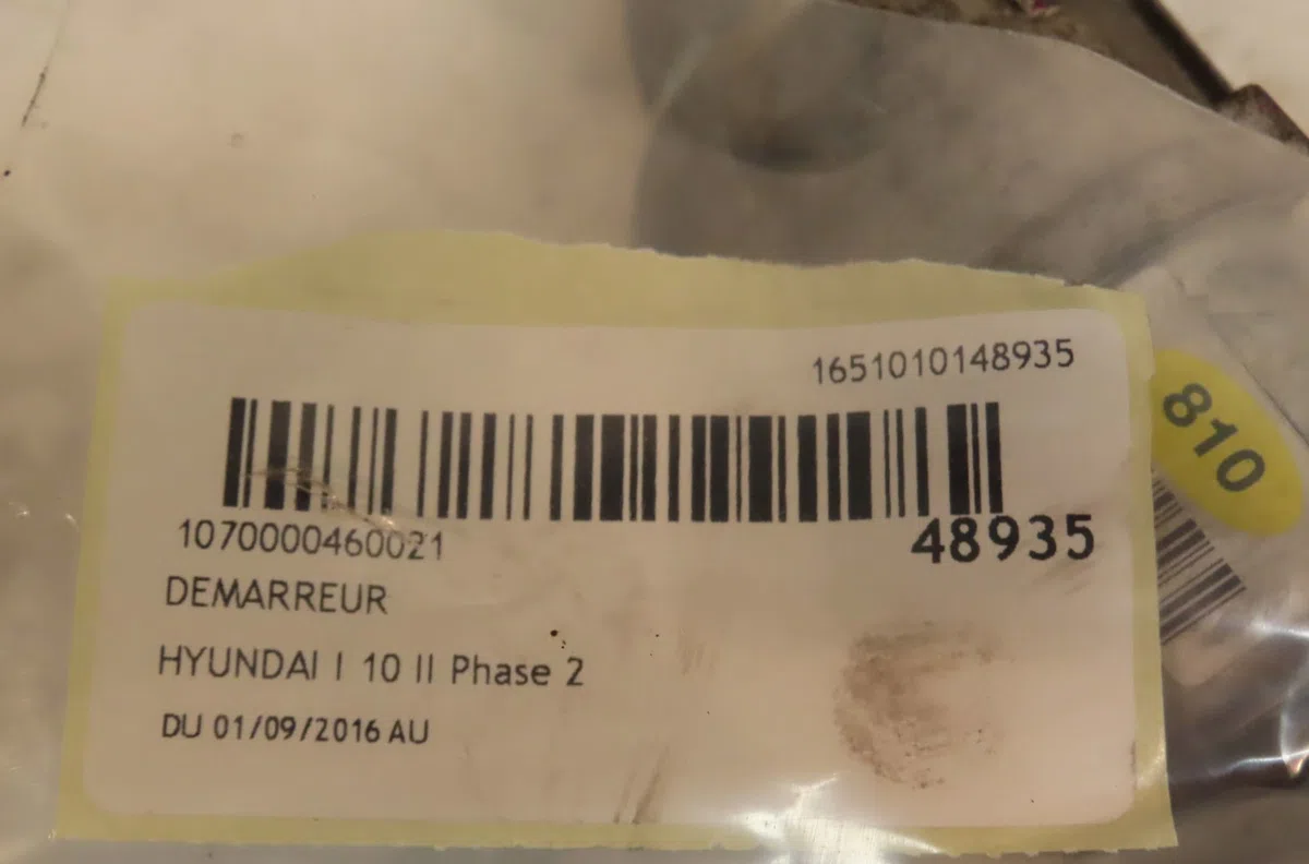 Démarreur Hyundai I10 III (AC3, AI3) 1.0 t-gdi (2020) occasion