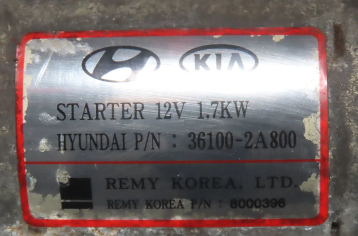 Démarreur Kia SPORTAGE III (SL) 1.7 crdi (2010) occasion