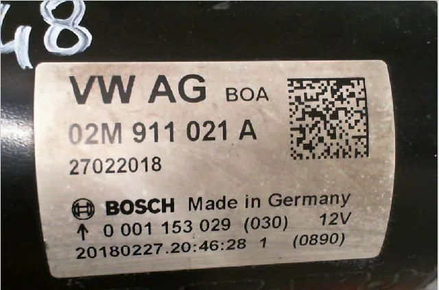 Démarreur Man TGE Camionnette 2.0 tdi (01v, 03v, 36v, uyb, uyc, uyd) (2017) occasion