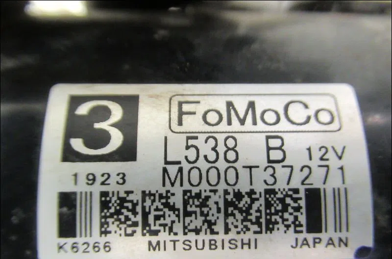 Démarreur Mazda 3 (BL) 2.3 mps turbo (bl14) (2008-2014) occasion