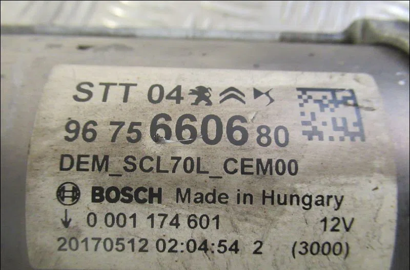 Démarreur Peugeot 308 II (LB_, LP_, LW_, LH_, L3_) 1.6 hdi 100 (2014-2021) 5 portes occasion