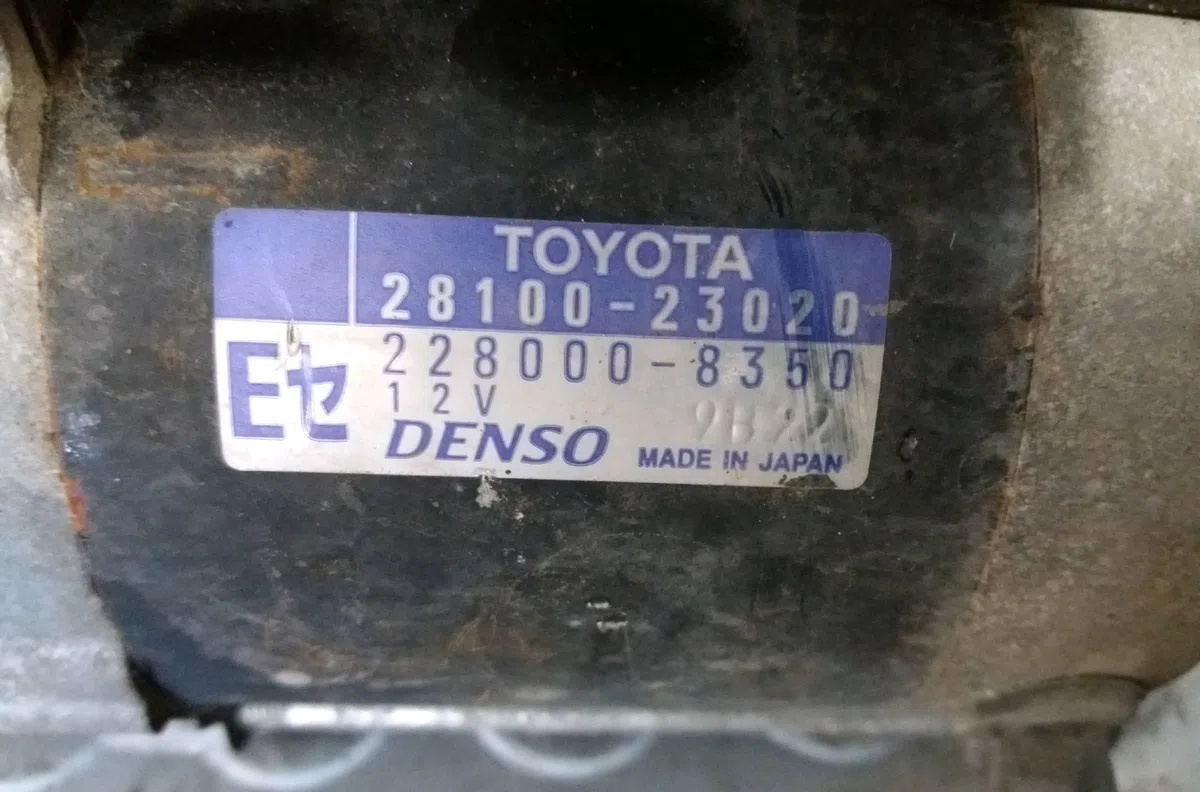Démarreur Toyota YARIS (_P1_) 1.0 (scp10_) (1999-2005) occasion