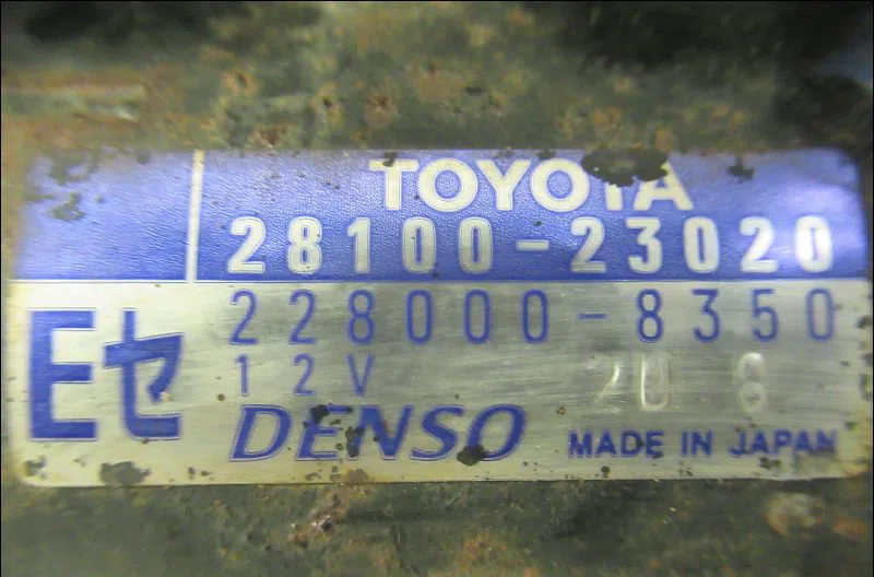 Démarreur Toyota YARIS (_P1_) 1.0 (scp10_) (1999-2005) occasion