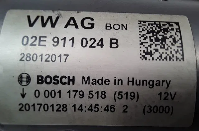 Démarreur VOLKSWAGEN GOLF 2017 occasion