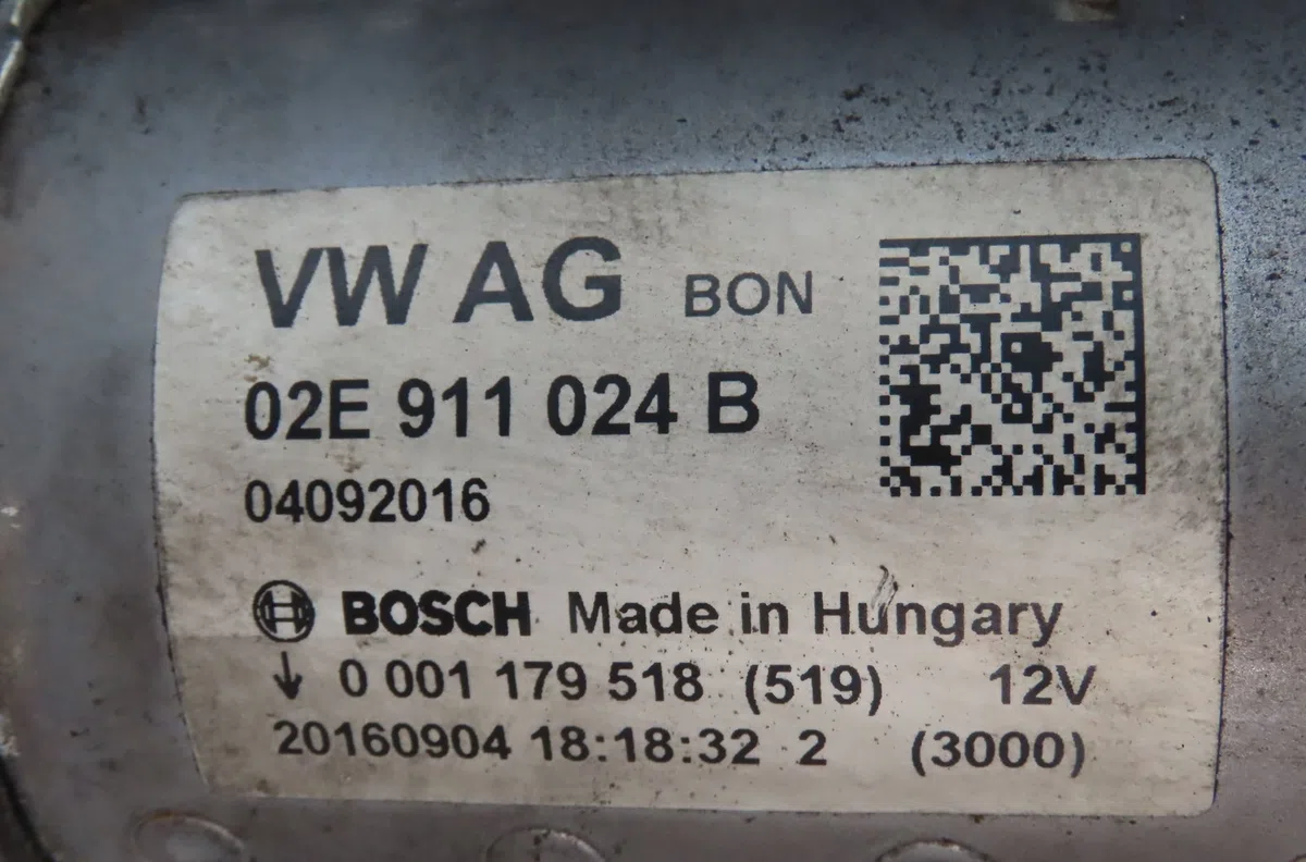 Démarreur Volkswagen GOLF VII (5G1, BQ1, BE1, BE2) 2.0 gti clubsport (2016-2017) occasion