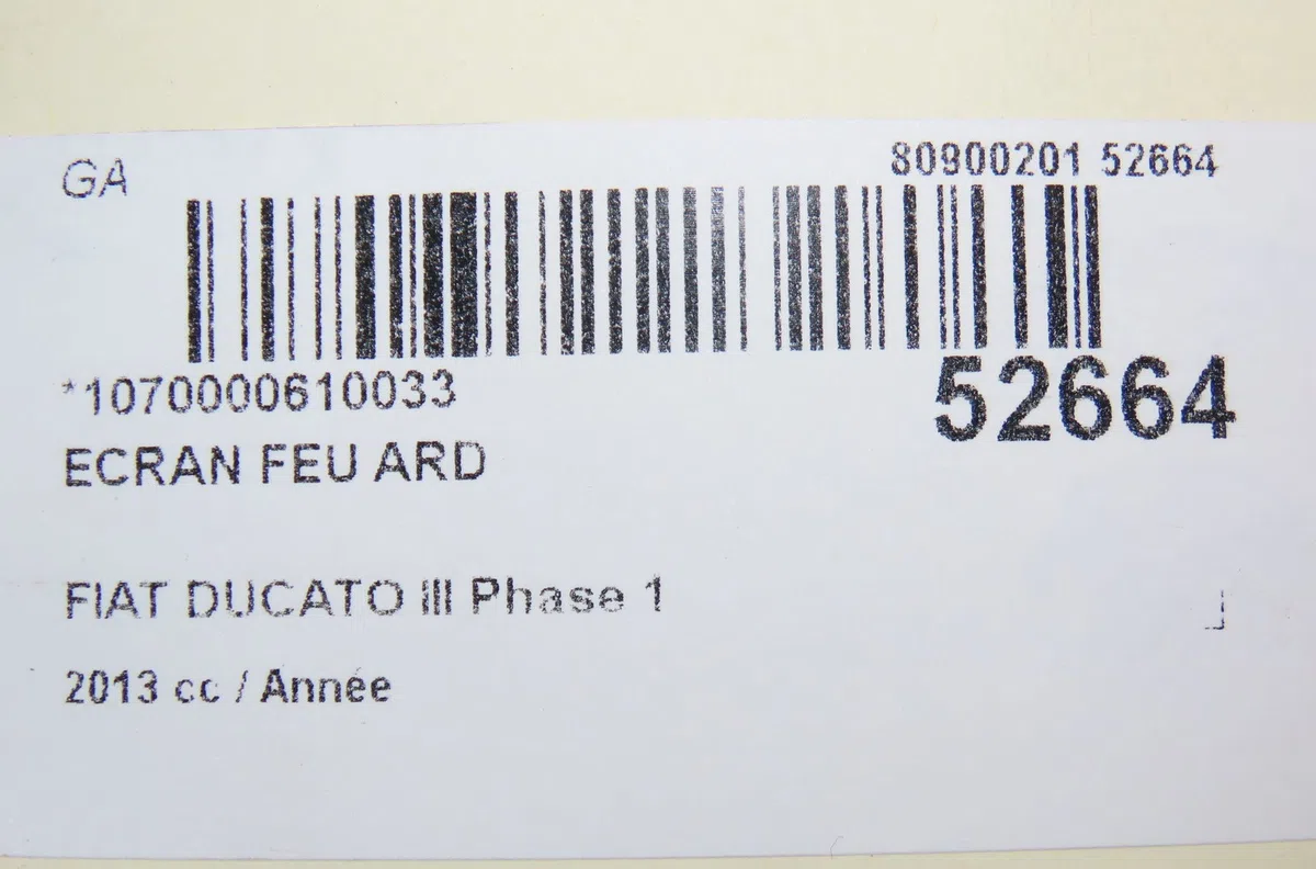 Ecran feu ard Fiat DUCATO Camionnette (250_) 130 multijet 2,3 d (2011) occasion