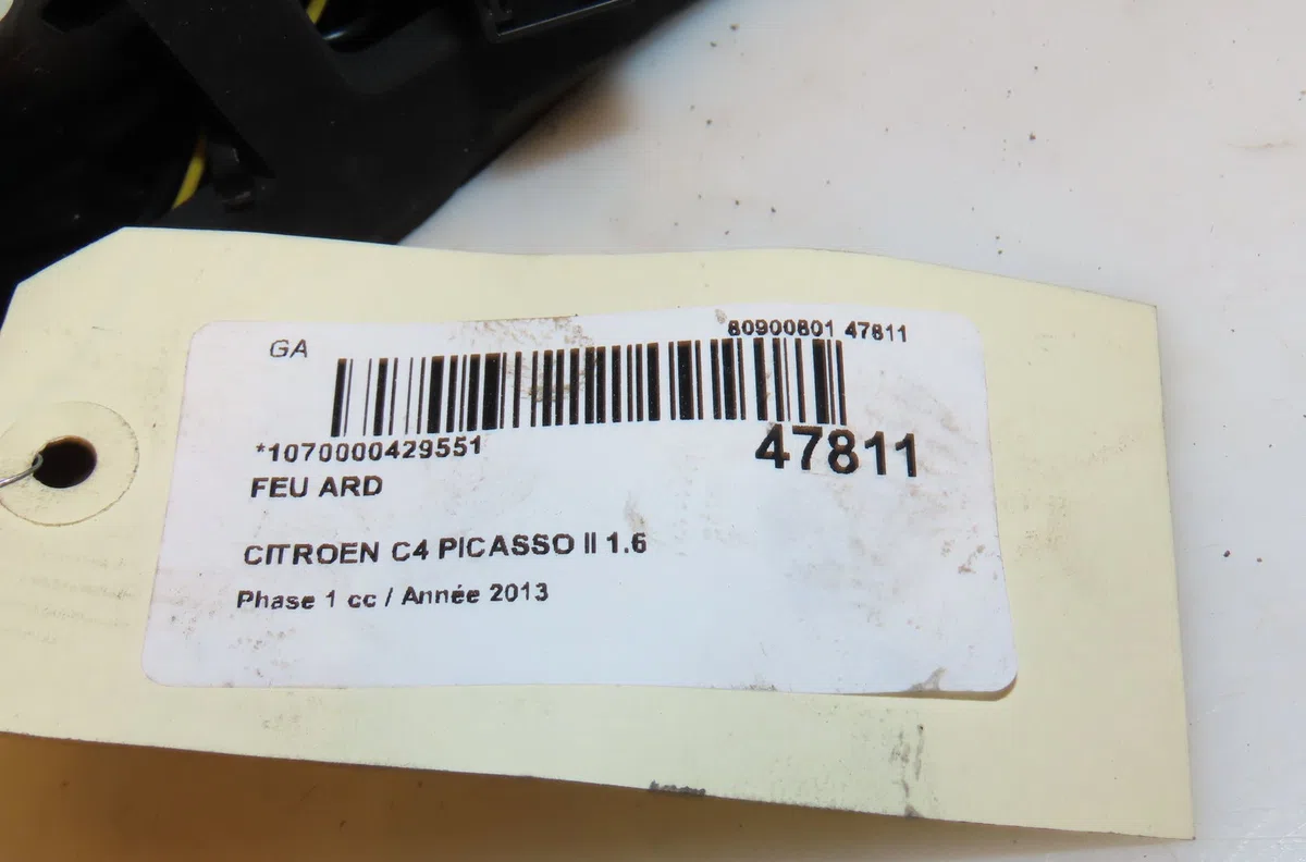 Feu arrière droit Citroen C4 PICASSO II 1.6 hdi - bluehdi 115 (2013) 5 portes occasion