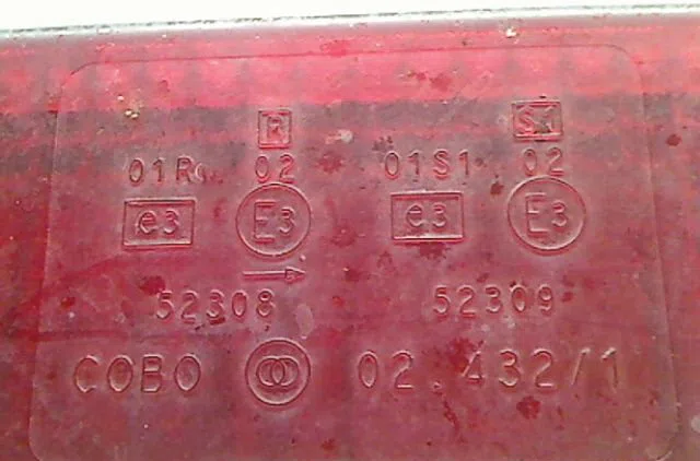 Feu arrière droit Citroën JUMPER Camion plate-forme-Châssis 2.2 hdi 100 (2006) occasion