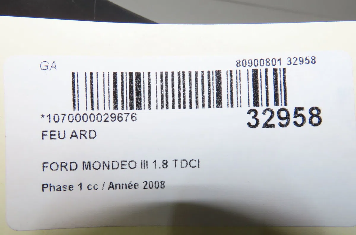 Feu arrière droit Ford MONDEO IV Turnier (BA7) 1.8 tdci (2007-2012) occasion
