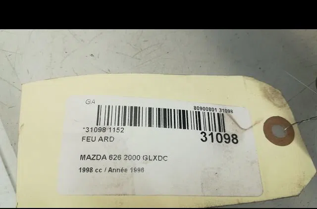 Feu arrière droit MAZDA 626 II 1996 occasion