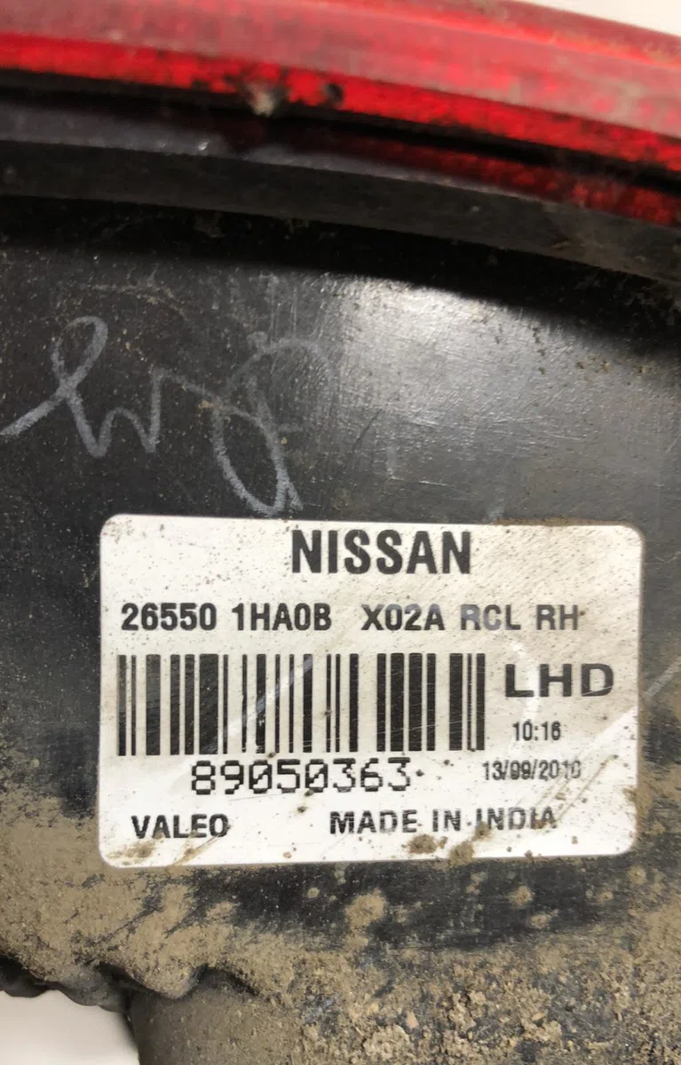 Feu arrière droit Nissan MICRA IV (K13K) 1.2 (2010-2015) occasion
