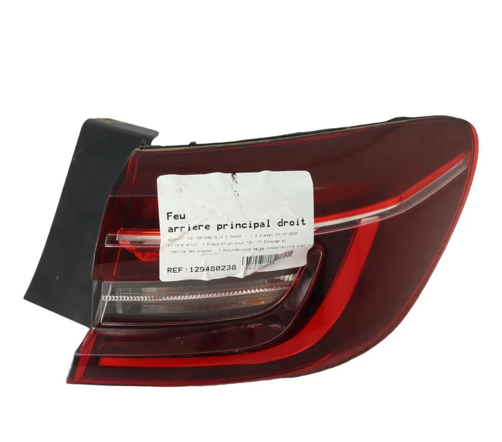 Feu arrière droit RENAULT CLIO 5 PHASE 1 occasion