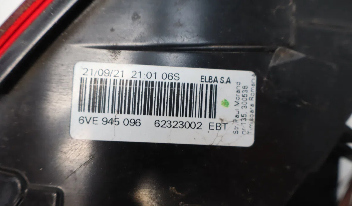 Feu arrière droit Skoda FABIA IV (PJ3) 1.0 mpi (2021) occasion