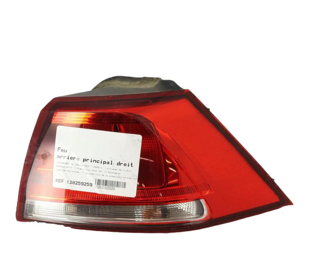 Feu arrière droit VOLKSWAGEN GOLF 7 PHASE 2 occasion